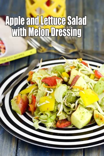 Apple And Lettuce Salad With Melon Dressing ( Iron Rich ) Recipe