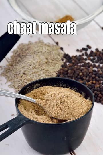 Chaat Masala Recipe (Chaat Masala Powder)