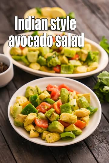Indian Style Avocado Salad Recipe