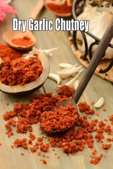 Dry Garlic Chutney Recipe (Sukha Lehsun Chutney)