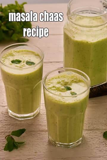 Masala Chaas Recipe (Spiced Buttermilk)