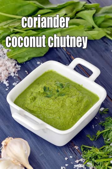Coriander Coconut Chutney Recipe