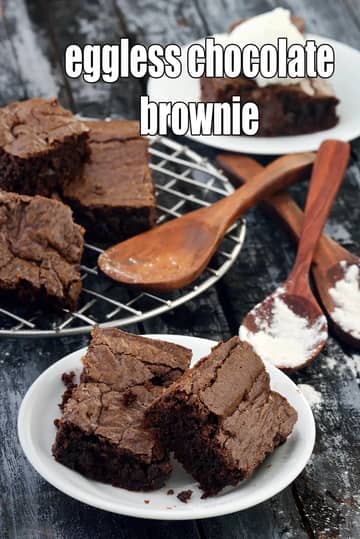 Eggless Chocolate Brownie Recipe