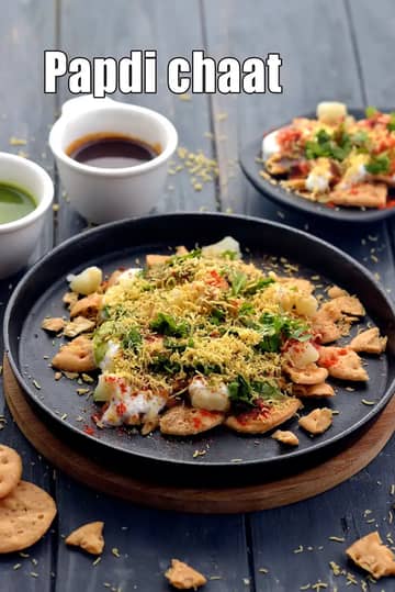 Papdi Chaat Recipe (Indian Papdi Chaat)