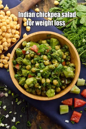 Indian Chickpea Salad For Weight Loss Recipe