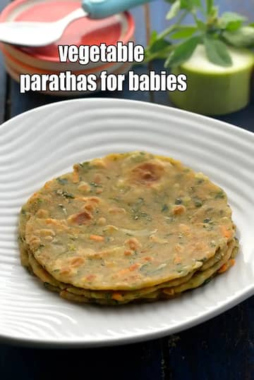 Vegetable Parathas For Babies Recipe