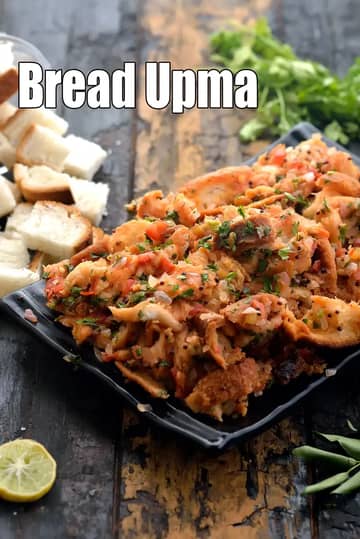 Bread Upma ( Microwave ) Recipe
