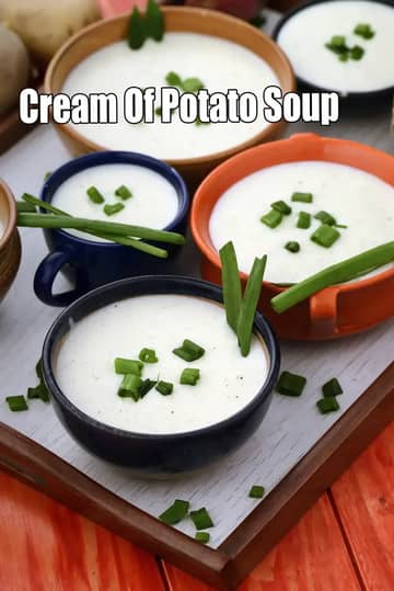 Cream Of Potato Soup Recipe (Simple Potato Cream Soup)