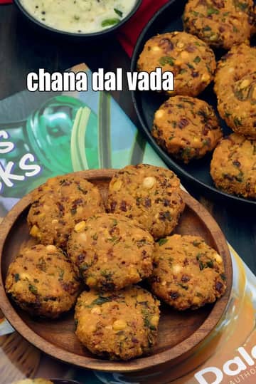 Chana Dal Vada Recipe (Masala Vada)