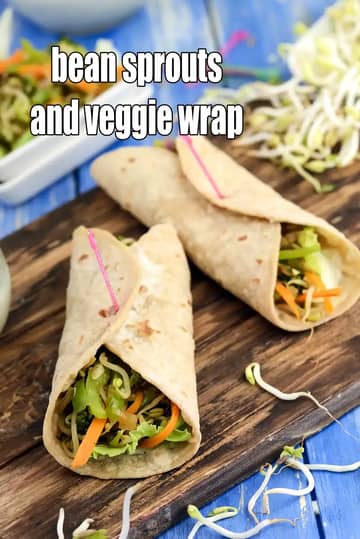 Bean Sprouts And Veggie Wrap Recipe (Wrap With Bean Sprouts)