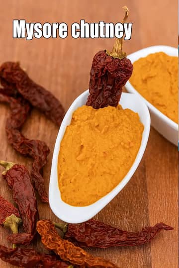 Mysore Chutney Recipe (South Indian Mysore Chutney)