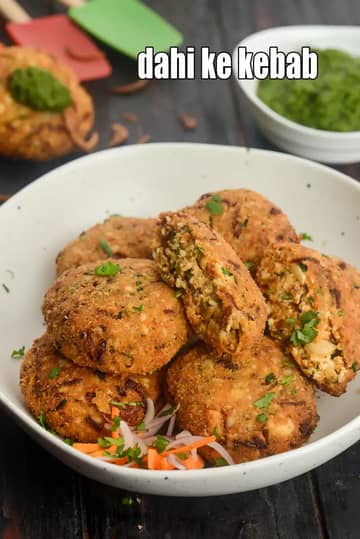Dahi Ke Kebab Recipe (Indian Dahi Kabab)