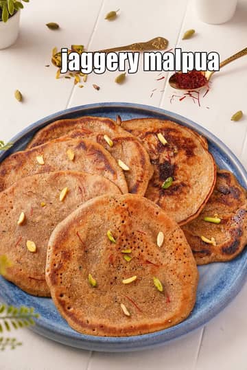 Jaggery Malpua Recipe (Wheat Flour Jaggery Malpua)