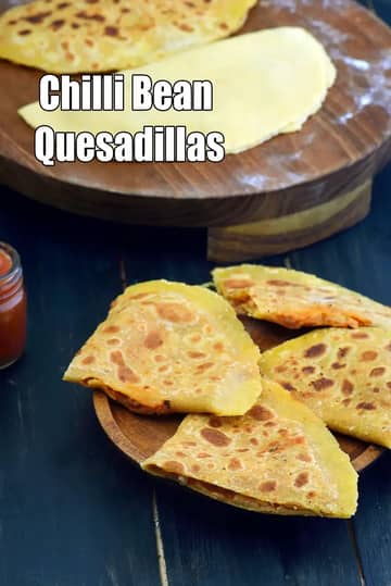 Chilli Bean Quesadillas Recipe (Childrens Recipes)