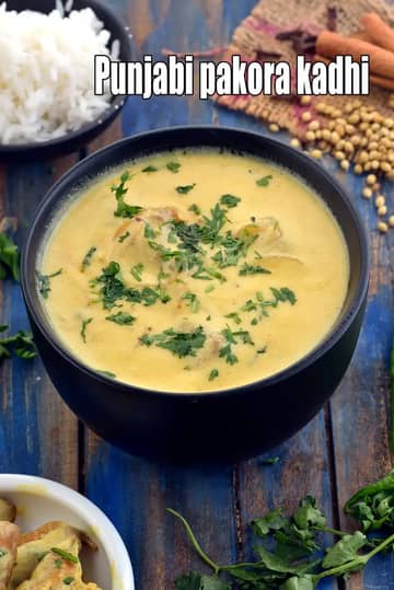 Punjabi Pakora Kadhi Recipe (Kadhi Pakora)