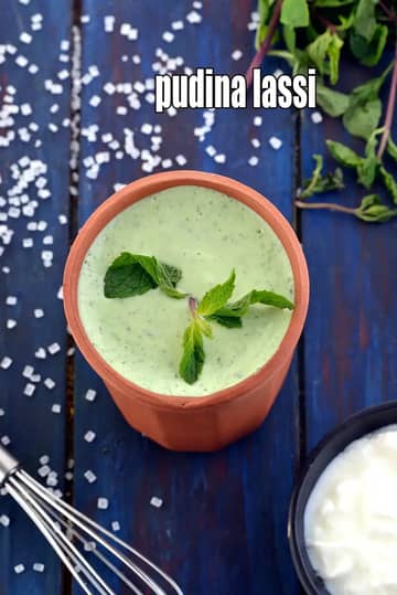 Pudina Lassi Recipe (Mint Lassi)