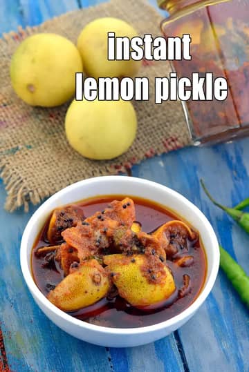 Lemon Pickle Recipe (Indian Lemon Pickle)
