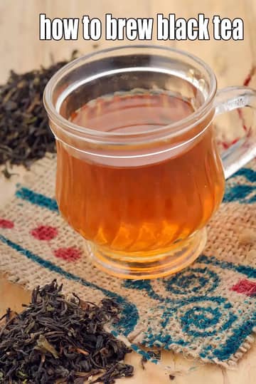 Brew Black Tea Recipe (Black Tea With Fennel)