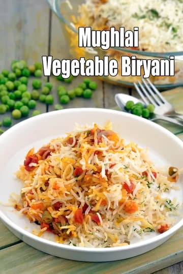 Mughlai Vegetable Biryani Recipe