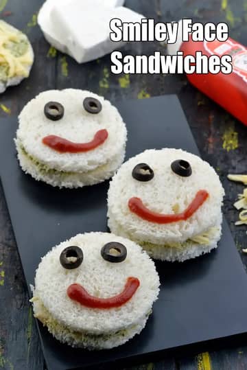 Smiley Face Sandwiches Recipe