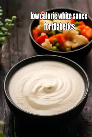 Low Calorie White Sauce Recipe (Healthy Indian White Sauce)