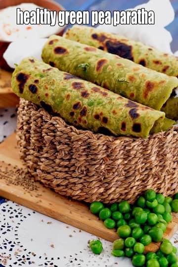 Healthy Green Pea Paratha Recipe