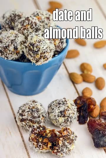 Date And Almond Balls Recipe
