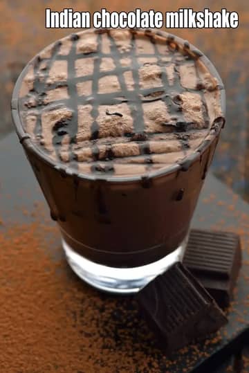 Indian Chocolate Milkshake Recipe