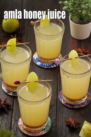 Amla Honey Juice Recipe (Amla Honey Shot)