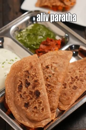 Aliv Paratha Recipe (Halim Vegetable Paratha)