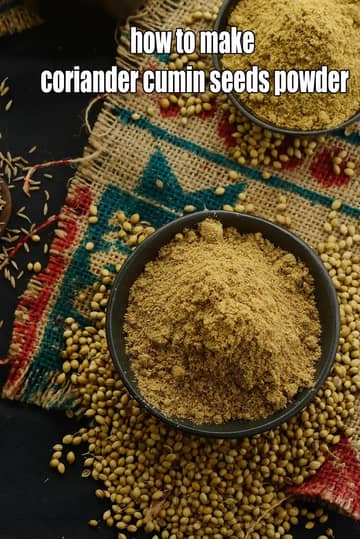 How To Make Coriander Cumin Seeds Powder Recipe
