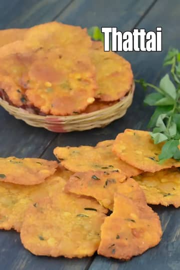 Thattai Recipe (Traditional South Indian Snack)