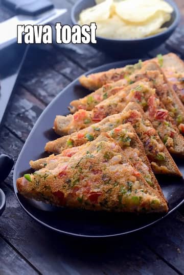 Rava Toast Recipe (Sooji Toast)