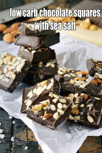 Low Carb Chocolate Squares With Sea Salt Indian Recipe