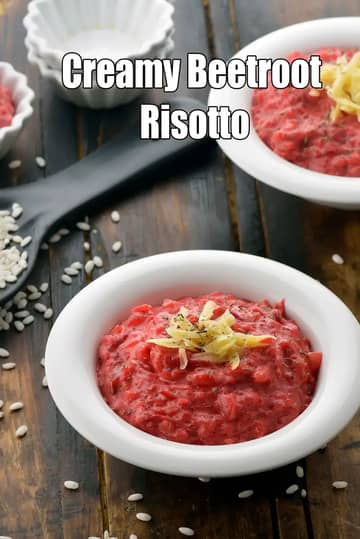 Beetroot Risotto Recipe (Desi Beetroot Cream Rice)