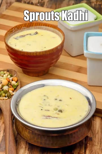 Sprouts Kadhi Recipe (Kadhi For Diabetes)