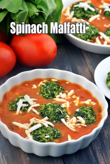 Spinach Malfatti Recipe (Healthy Pregnancy)