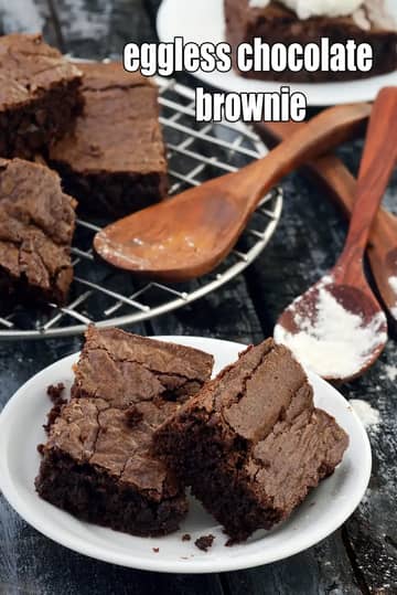 Eggless Chocolate Brownie Recipe