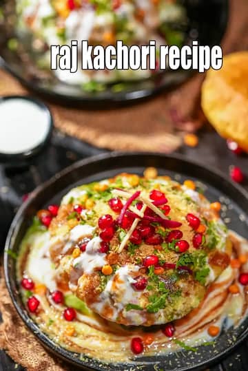 Raj Kachori Recipe (Rajasthani Raj Kachori Chaat)