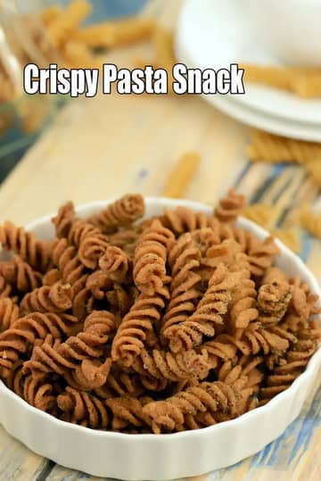 Crispy Pasta Snack Recipe (Kids Tiffin Treats)