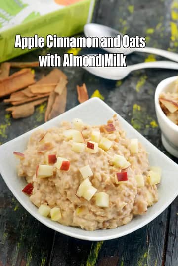 Apple Cinnamon And Oats With Almond Milk Recipe