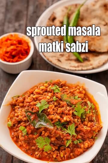 Sprouted Masala Matki Recipe (Sprouted Moth Masala)