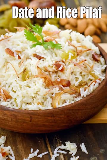 Date And Rice Pilaf Recipe (Lebanese Recipes)