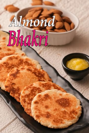 Almond Bhakri Recipe (Gluten Freeâ Almond Bhakri)