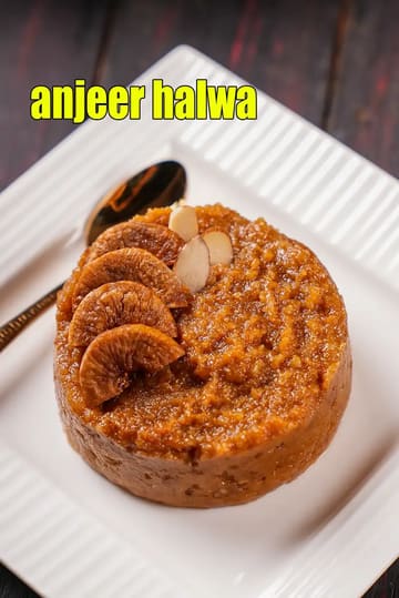 Anjeer Halwa Recipe (Dry Figs Halwa)