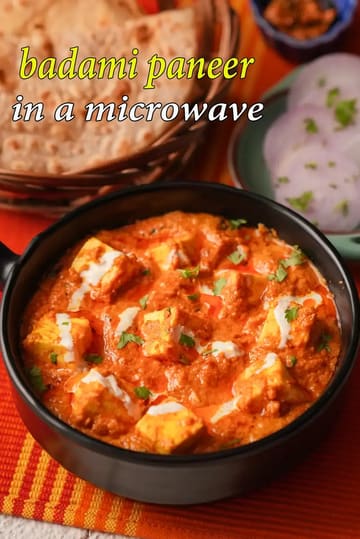 Badami Paneer In A Microwave Recipe