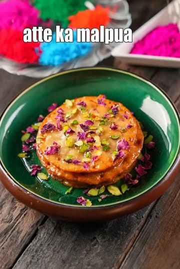 Atte Ka Malpua Recipe (Traditional Rajasthani Dessert)
