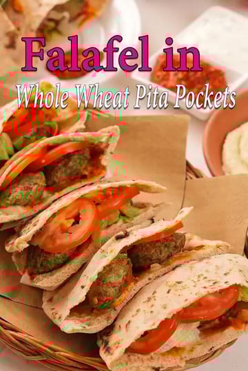 Falafel In Whole Wheat Pita Pockets Recipe