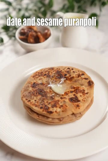 Date And Sesame Puranpoli Recipe