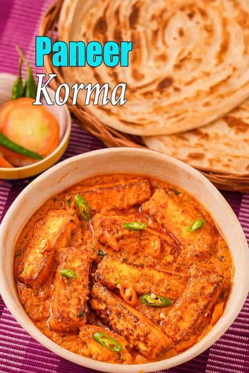 Paneer Korma Recipe (Mughlai Style Paneer Korma)